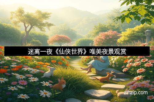 迷离一夜《仙侠世界》唯美夜景观赏